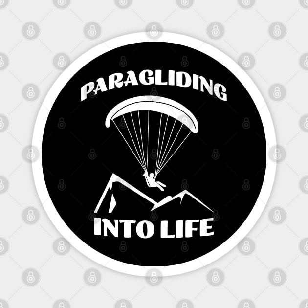 Paragliding into Life Magnet by JoeStylistics